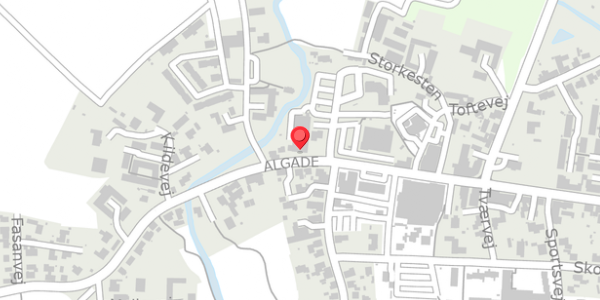 Trafikstøjkort på Algade 44, 5683 Haarby