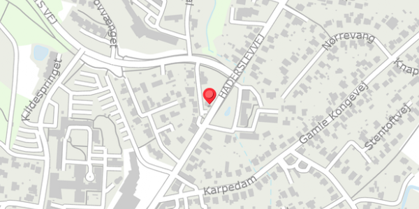 Trafikstøjkort på Haderslevvej 21, 6200 Aabenraa