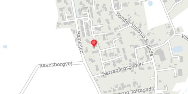 Trafikstøjkort på Vilstrup Vestertoft 4, . , 6100 Haderslev