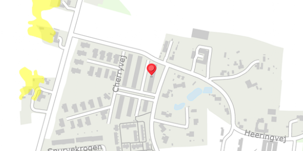 Trafikstøjkort på Cherryvej 8, 4690 Haslev