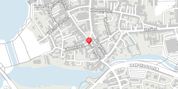 Trafikstøjkort på Klosteret 1, . , 6100 Haderslev