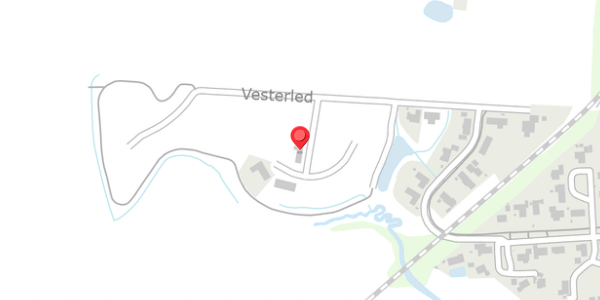 Trafikstøjkort på Vesterled 34, 5690 Tommerup