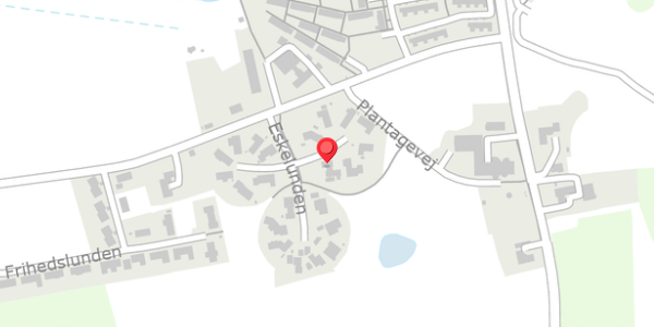 Trafikstøjkort på Eskelunden 13, . , 7300 Jelling