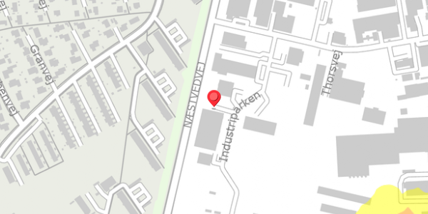 Trafikstøjkort på Industriparken 8, 4100 Ringsted