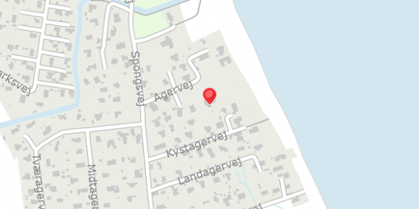 Trafikstøjkort på Agervej 12, 8300 Odder