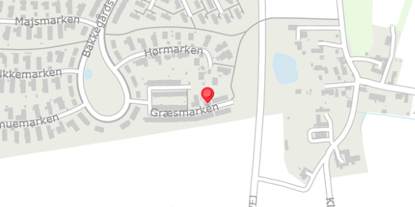 Trafikstøjkort på Græsmarken 11, 4140 Borup