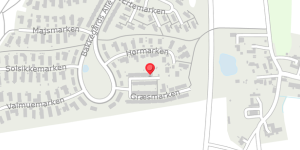 Trafikstøjkort på Græsmarken 23, 4140 Borup