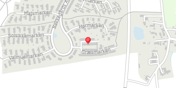 Trafikstøjkort på Græsmarken 24, 4140 Borup