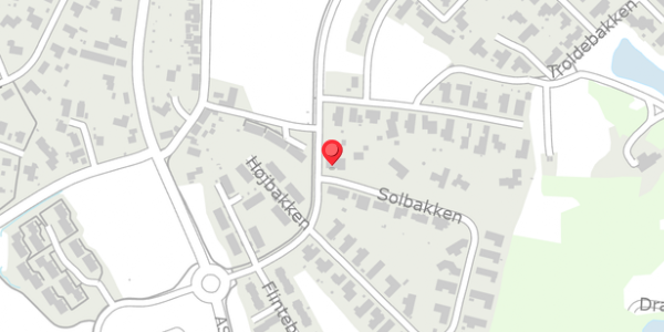 Trafikstøjkort på Solbakken 1, 5560 Aarup
