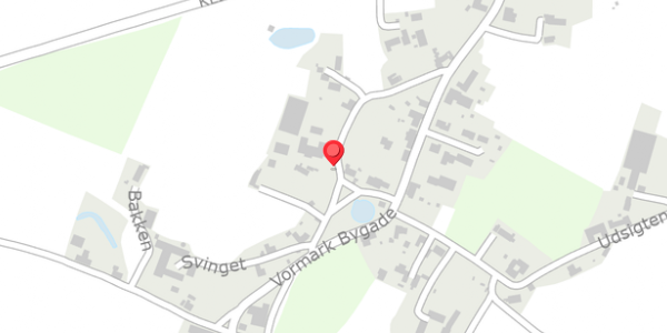 Trafikstøjkort på Svinget 21, 5874 Hesselager