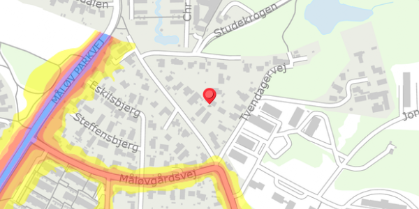 Trafikstøjkort på Jonstrupvej 246B, 2750 Ballerup