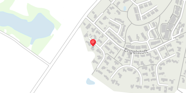 Trafikstøjkort på Engelstoft 18, 8520 Lystrup