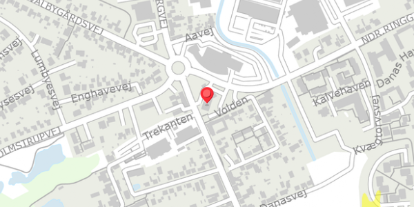 Trafikstøjkort på Ndr.Ringgade 2, 4200 Slagelse