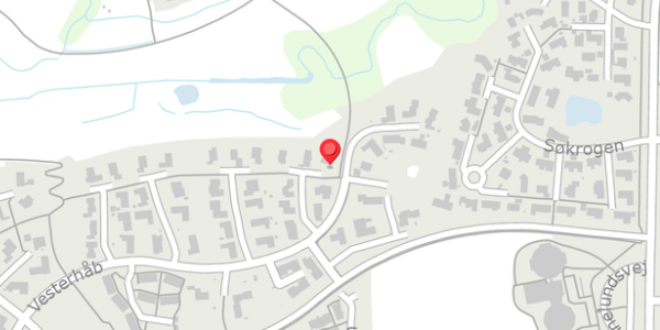 Trafikstøjkort på Vesterhåb 65, 8300 Odder