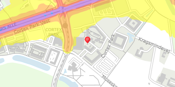 Trafikstøjkort på Cortex Park 30, . , 5230 Odense M