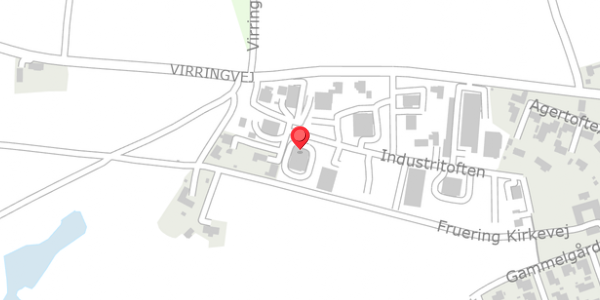 Trafikstøjkort på Industritoften 16, 8660 Skanderborg