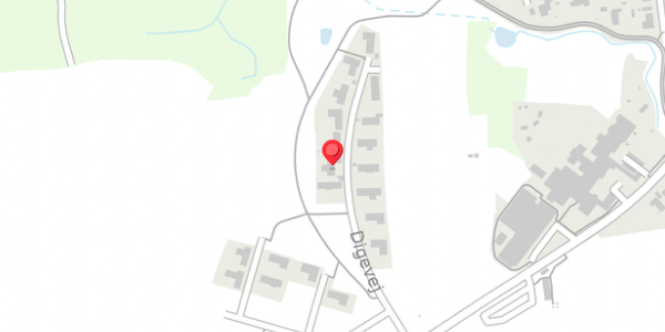 Trafikstøjkort på Digevej 28, 6100 Haderslev