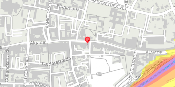 Trafikstøjkort på Algade 26, . , 4000 Roskilde