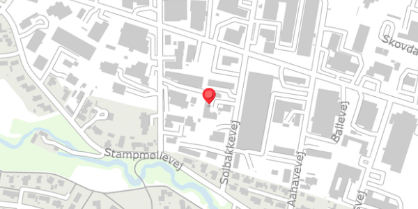 Trafikstøjkort på Solbakkevej 7A, 8300 Odder