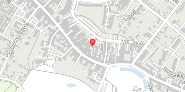 Trafikstøjkort på Algade 89E, 4760 Vordingborg
