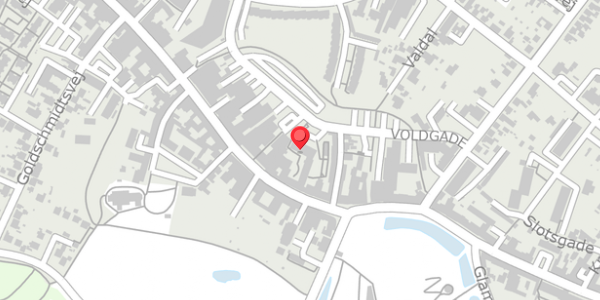 Trafikstøjkort på Algade 89G, 4760 Vordingborg