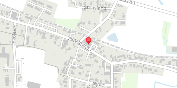 Trafikstøjkort på Ebberupvej 75, 5631 Ebberup
