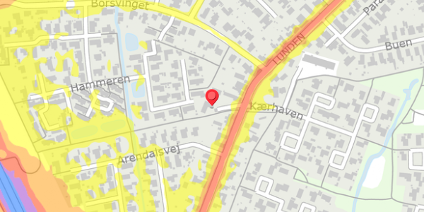 Trafikstøjkort på Lunden 58B, . , 5320 Agedrup