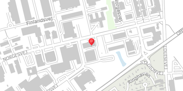 Trafikstøjkort på Norgesvej 20A, . , 6100 Haderslev