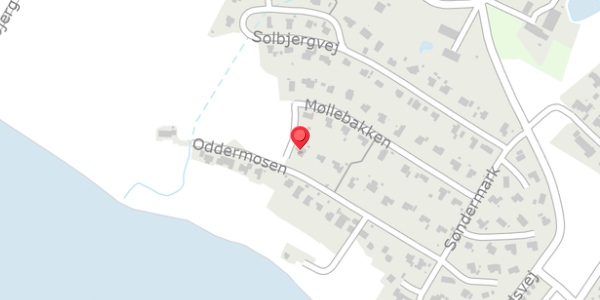 Trafikstøjkort på Oddermosen 18, . , 6470 Sydals