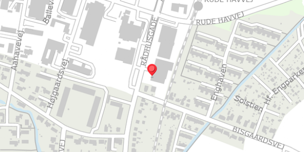 Trafikstøjkort på Rådhusgade 94A, 8300 Odder