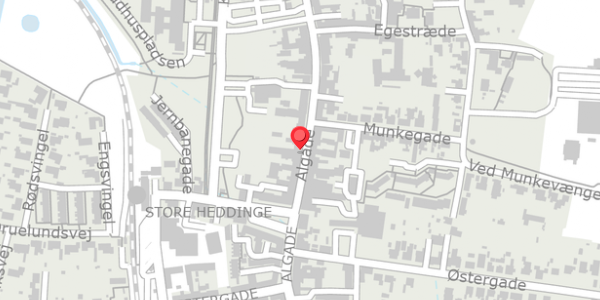 Trafikstøjkort på Algade 13, 3. , 4660 Store Heddinge