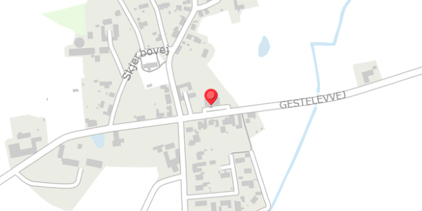 Trafikstøjkort på Gestelevvej 25, 5750 Ringe