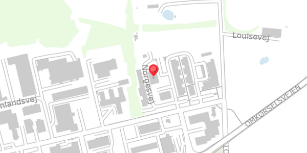 Trafikstøjkort på Norgesvej 51D, . , 6100 Haderslev