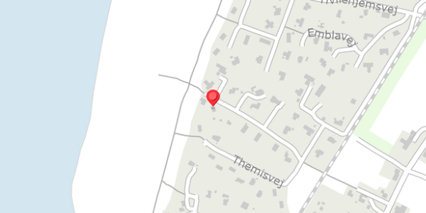 Trafikstøjkort på Themisvej 24, 7673 Harboøre