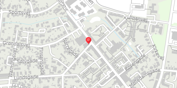 Trafikstøjkort på Lundsgade 2A, . , 8600 Silkeborg