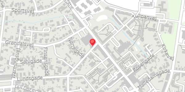 Trafikstøjkort på Lundsgade 2C, . , 8600 Silkeborg