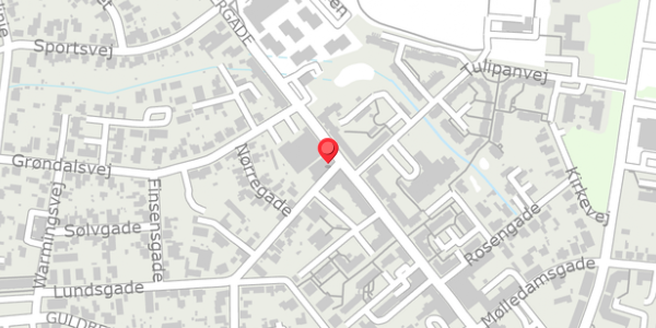 Trafikstøjkort på Lundsgade 2E, . , 8600 Silkeborg