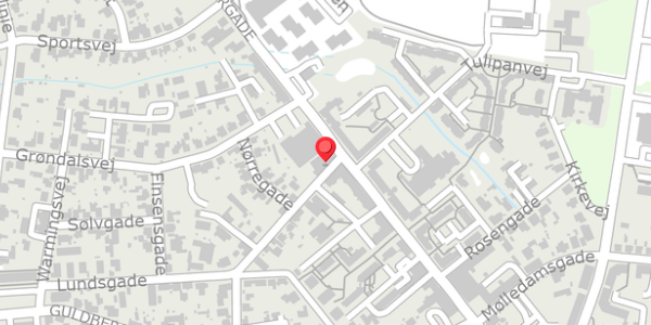 Trafikstøjkort på Lundsgade 2F, . , 8600 Silkeborg