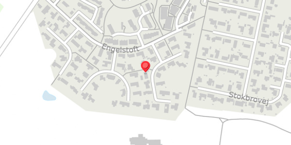 Trafikstøjkort på Engelstoft 100, 8520 Lystrup