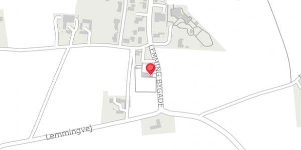 Trafikstøjkort på Lemming Bygade 1, 8632 Lemming