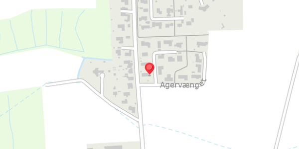 Trafikstøjkort på Agervænget 1, 8300 Odder
