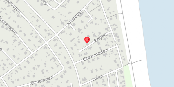Trafikstøjkort på Engen 10, 4874 Gedser