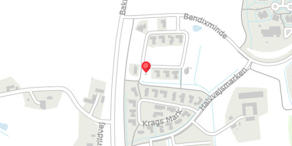 Trafikstøjkort på Rens Mark 18, 8300 Odder