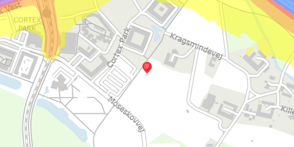 Trafikstøjkort på Cortex Park 50, 5230 Odense M