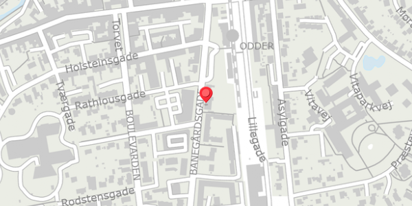 Trafikstøjkort på Banegårdsgade 15, . , 8300 Odder