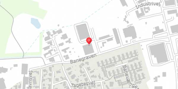 Trafikstøjkort på Banegraven 18B, 3550 Slangerup