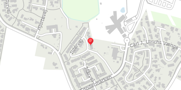 Trafikstøjkort på Ildervej 43, 4690 Haslev