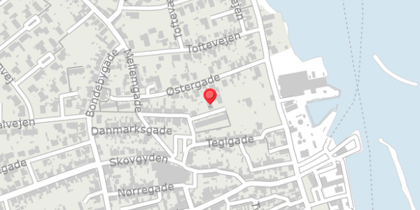 Trafikstøjkort på Bredgade 2, . , 5960 Marstal