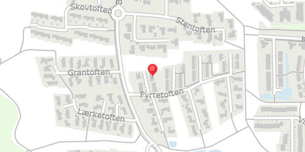 Trafikstøjkort på Fyrretoften 13, . , 7100 Vejle