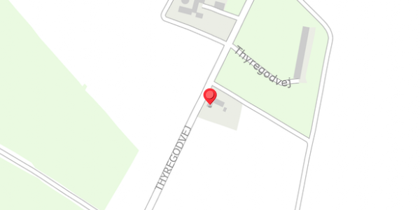 Trafikstøjkort på Thyregodvej 92, 7361 Ejstrupholm